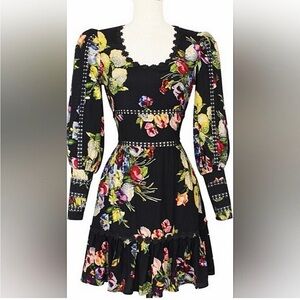 Martini Floral Victorian Babydoll Mini- size 14